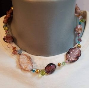 Premier designs glass bead necklace